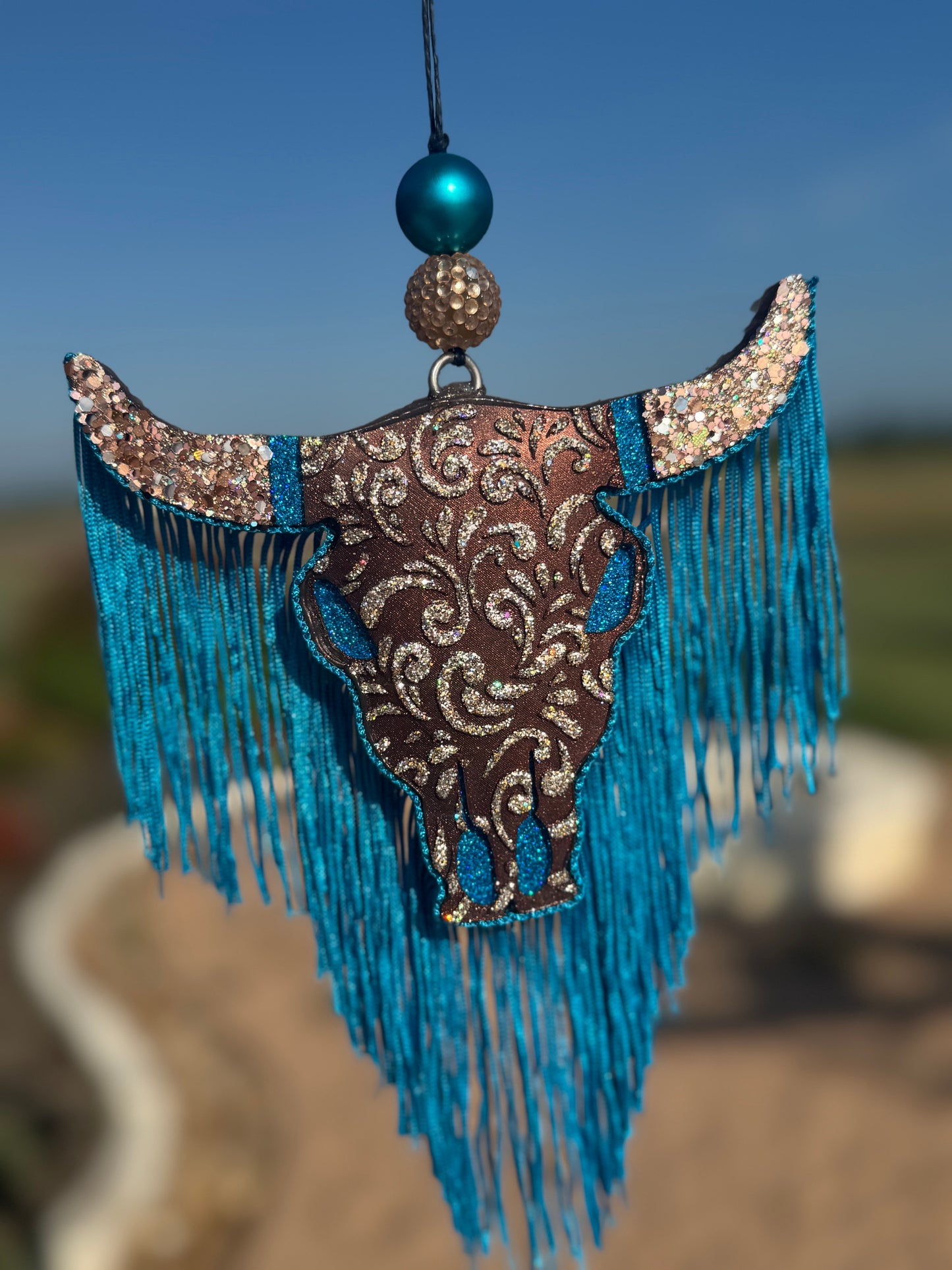 Aztec Bull (Large) with Tooled Design