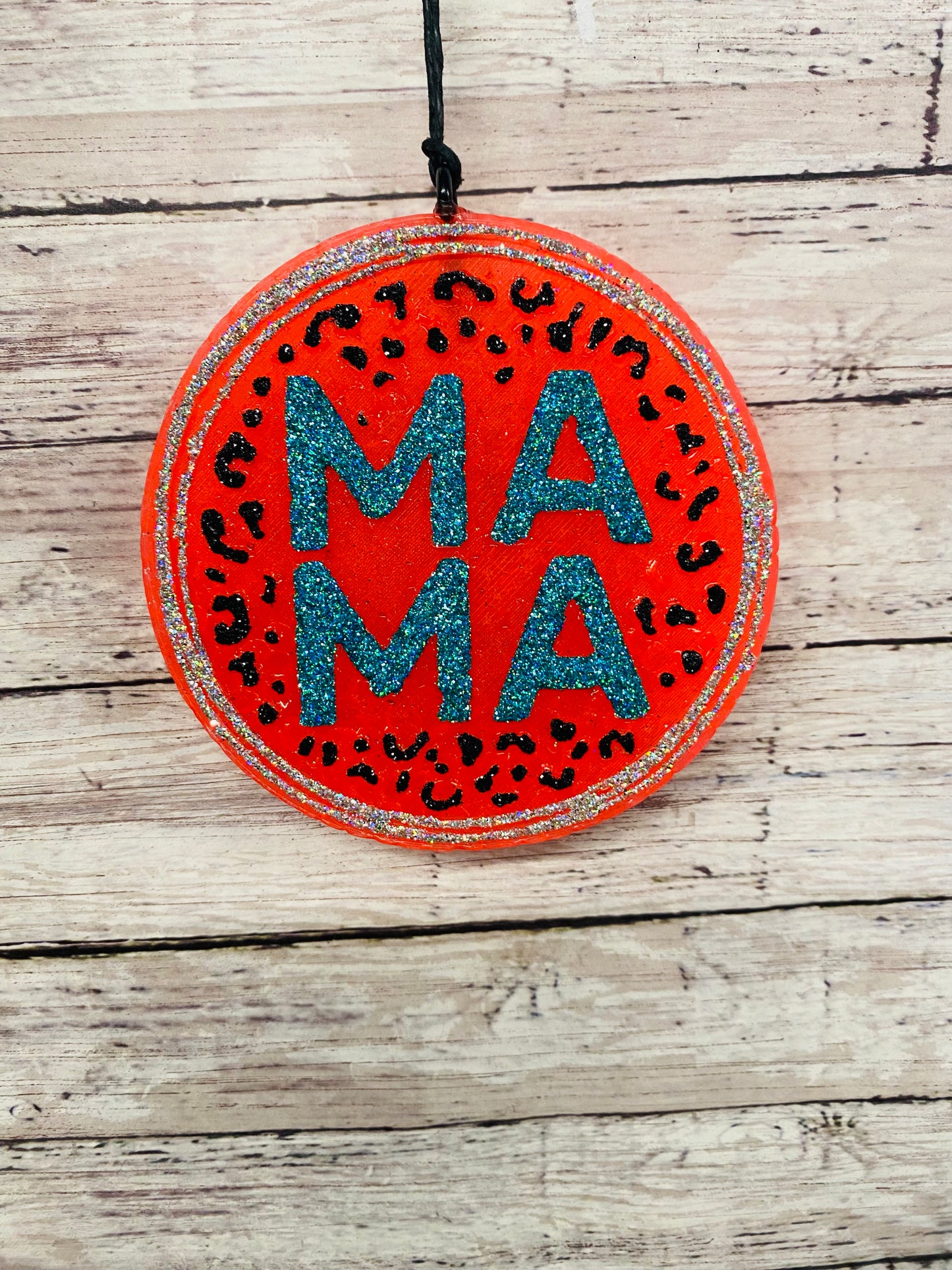 Mama Leopard Print Circle