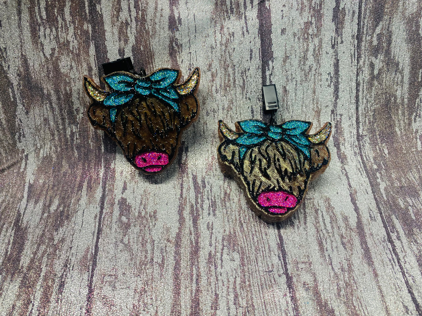 Highland Cow Vent Clip (Set of 2)