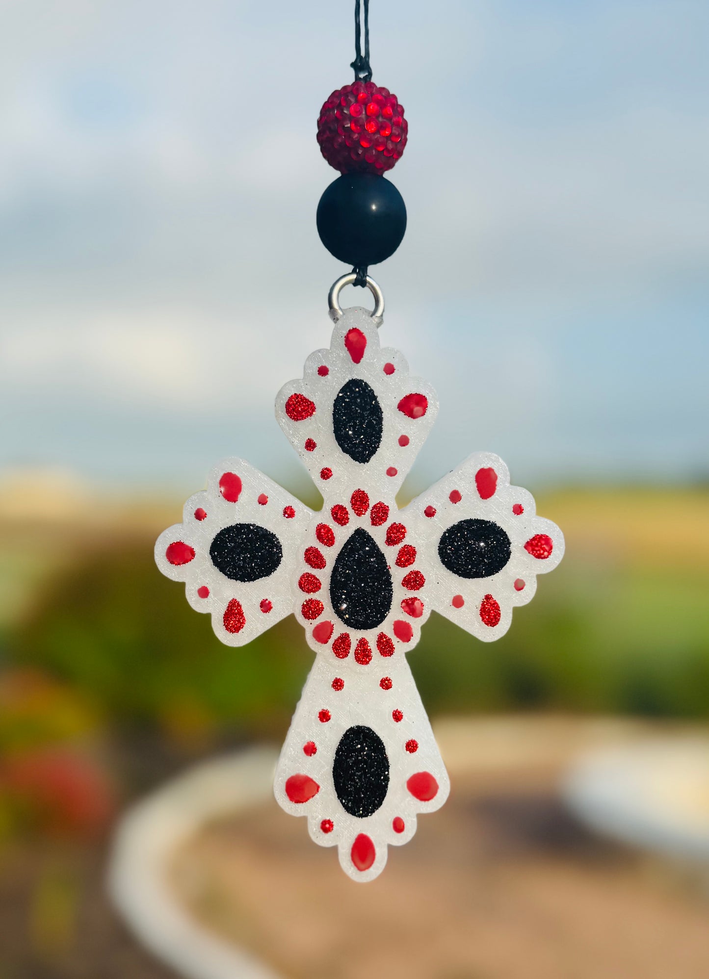 Squash Blossom Cross