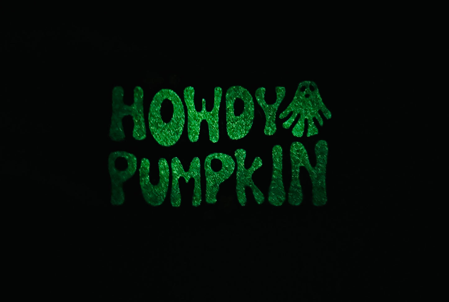 Howdy Pumpkin with Ghost