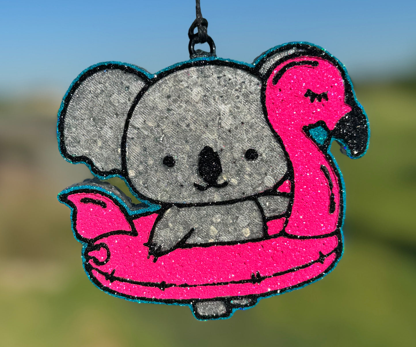 Koala in Flamingo Floatie