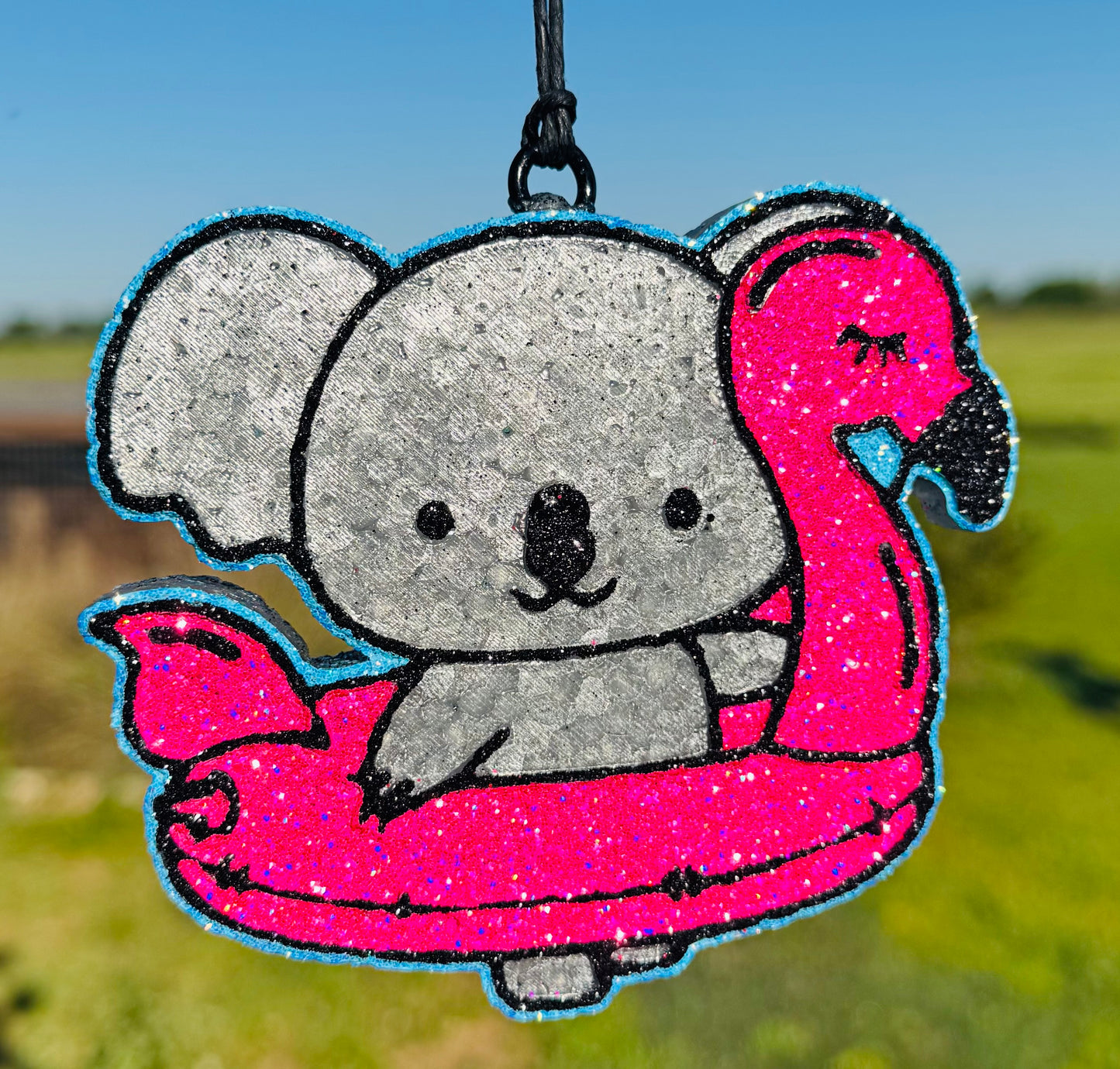 Koala in Flamingo Floatie