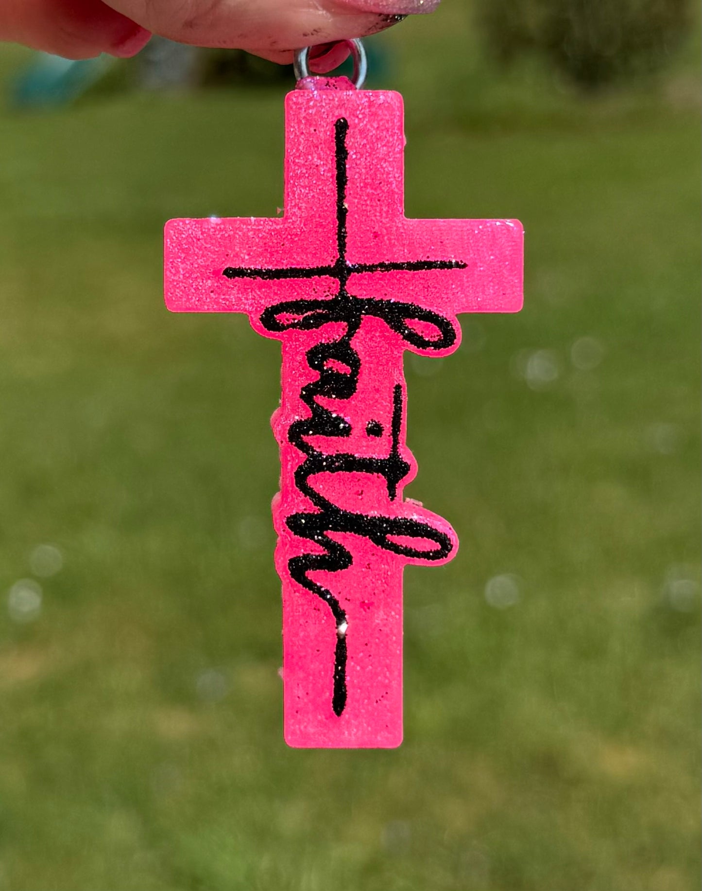 Faith Cross Vent Clip (Set of 2)