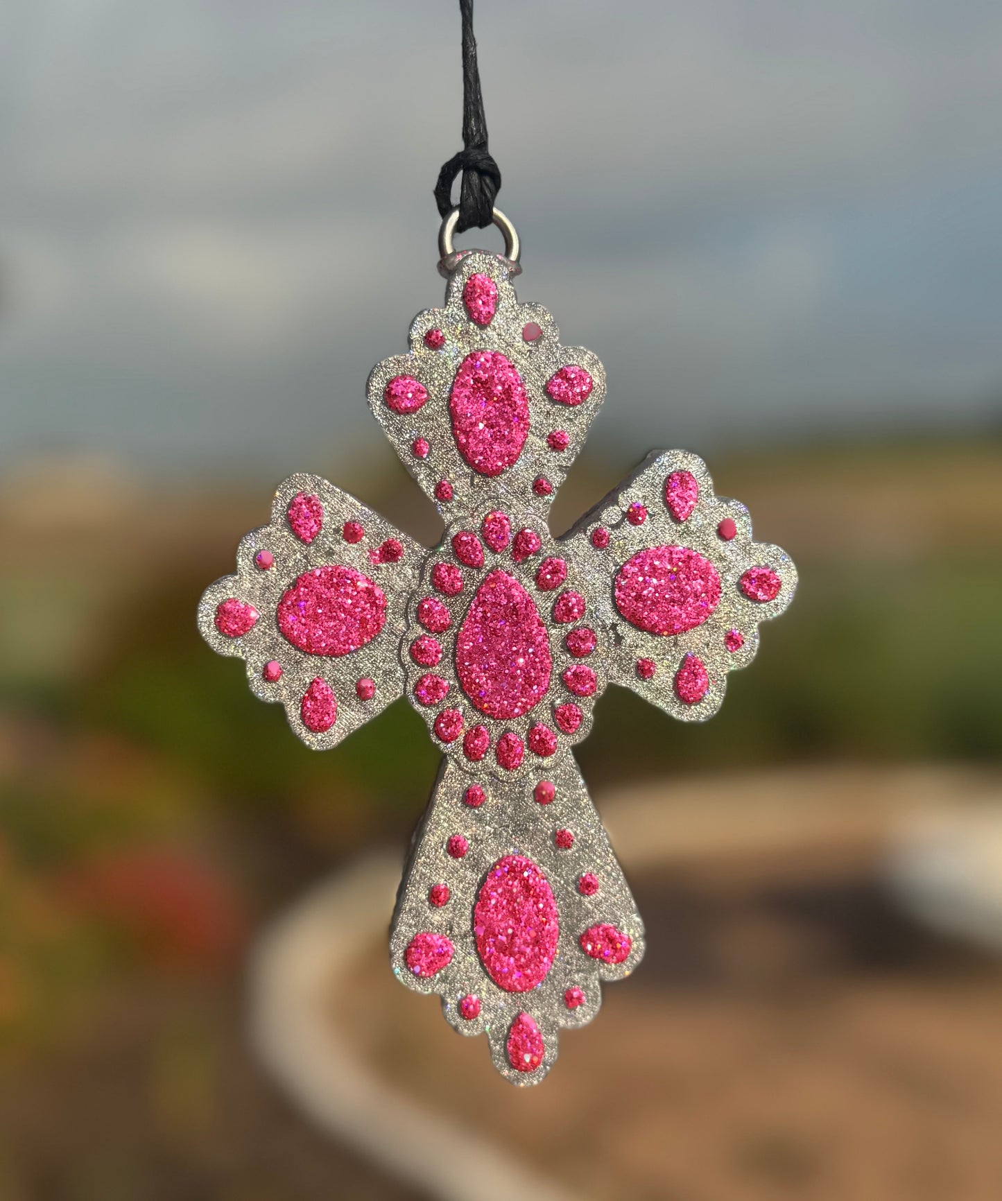 Squash Blossom Cross