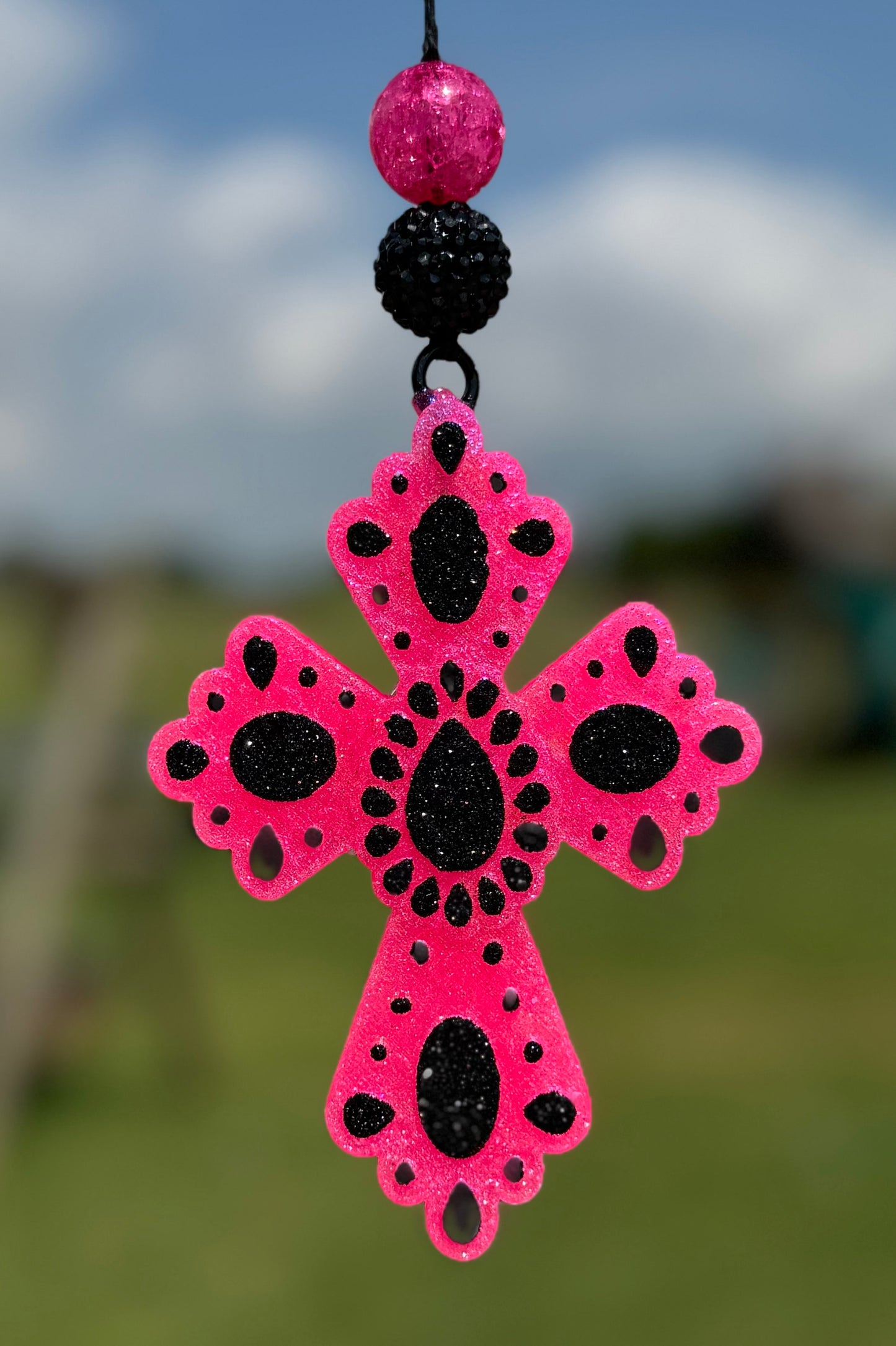 Squash Blossom Cross
