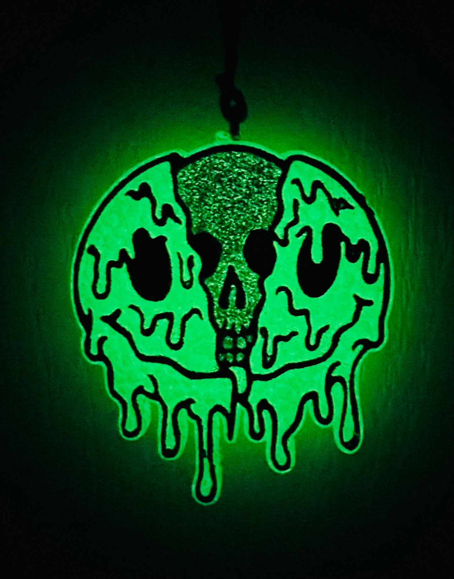 Drip Smiling Face with Skeleton