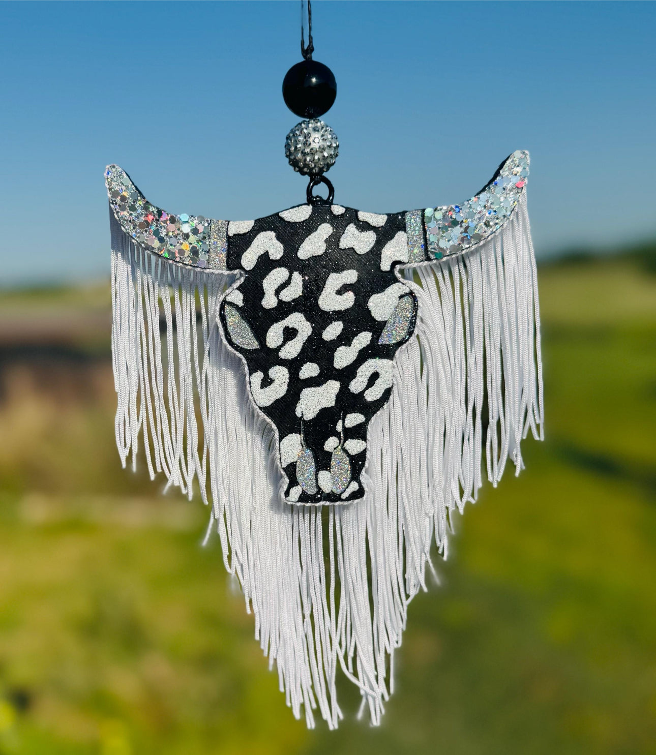 Aztec Bull (Large) with Cheetah Print