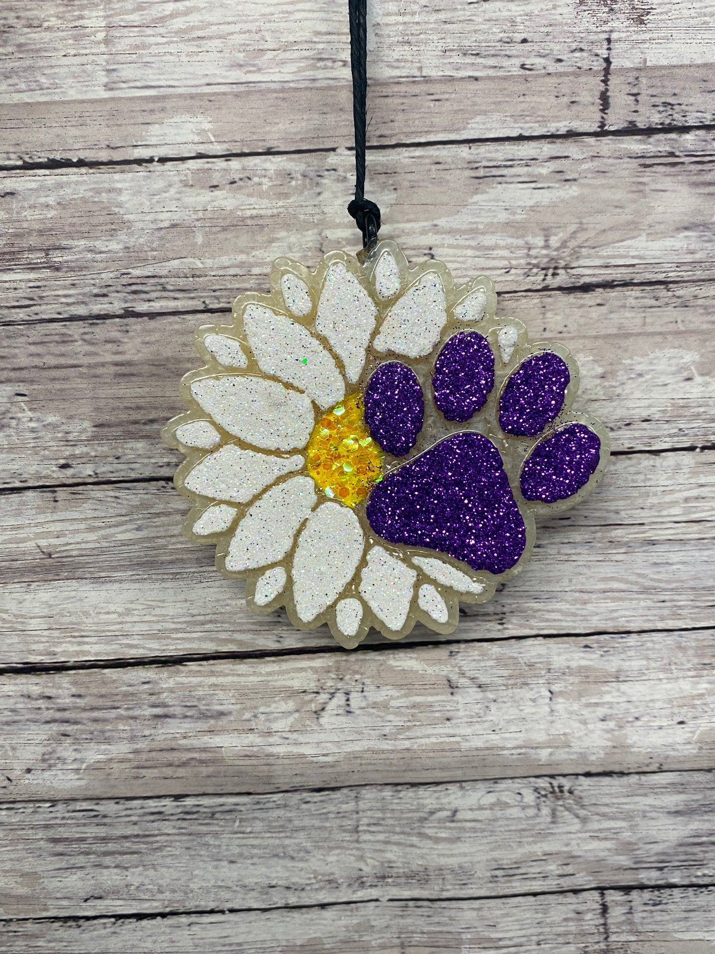 Sunflower with Dog Paw
