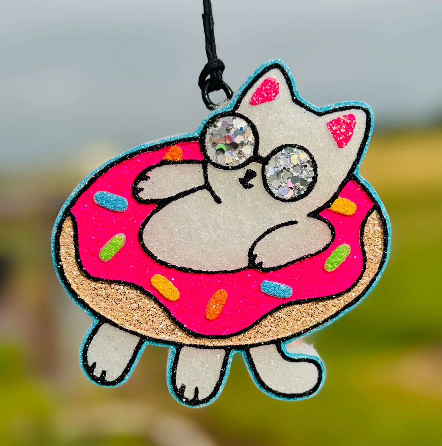 Cat in Donut Floatie