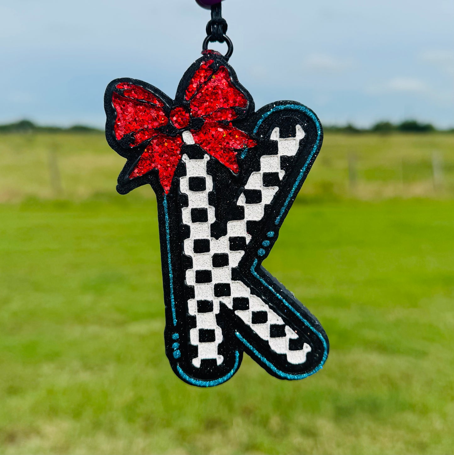 Checkered Letter K