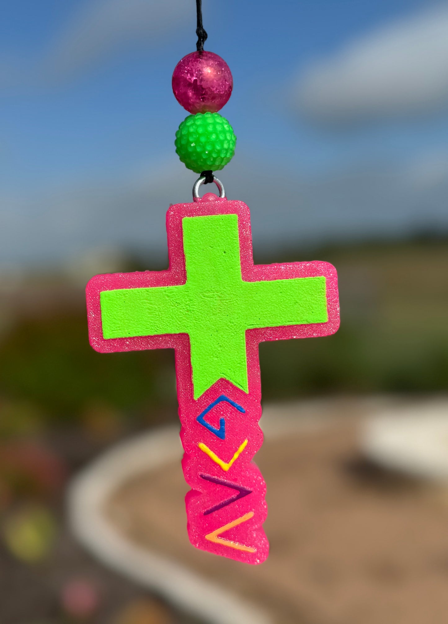 God is Greater than the Highs and Lows Cross
