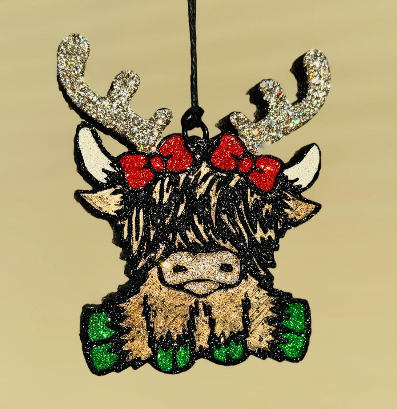 Highland with Reindeer Antlers