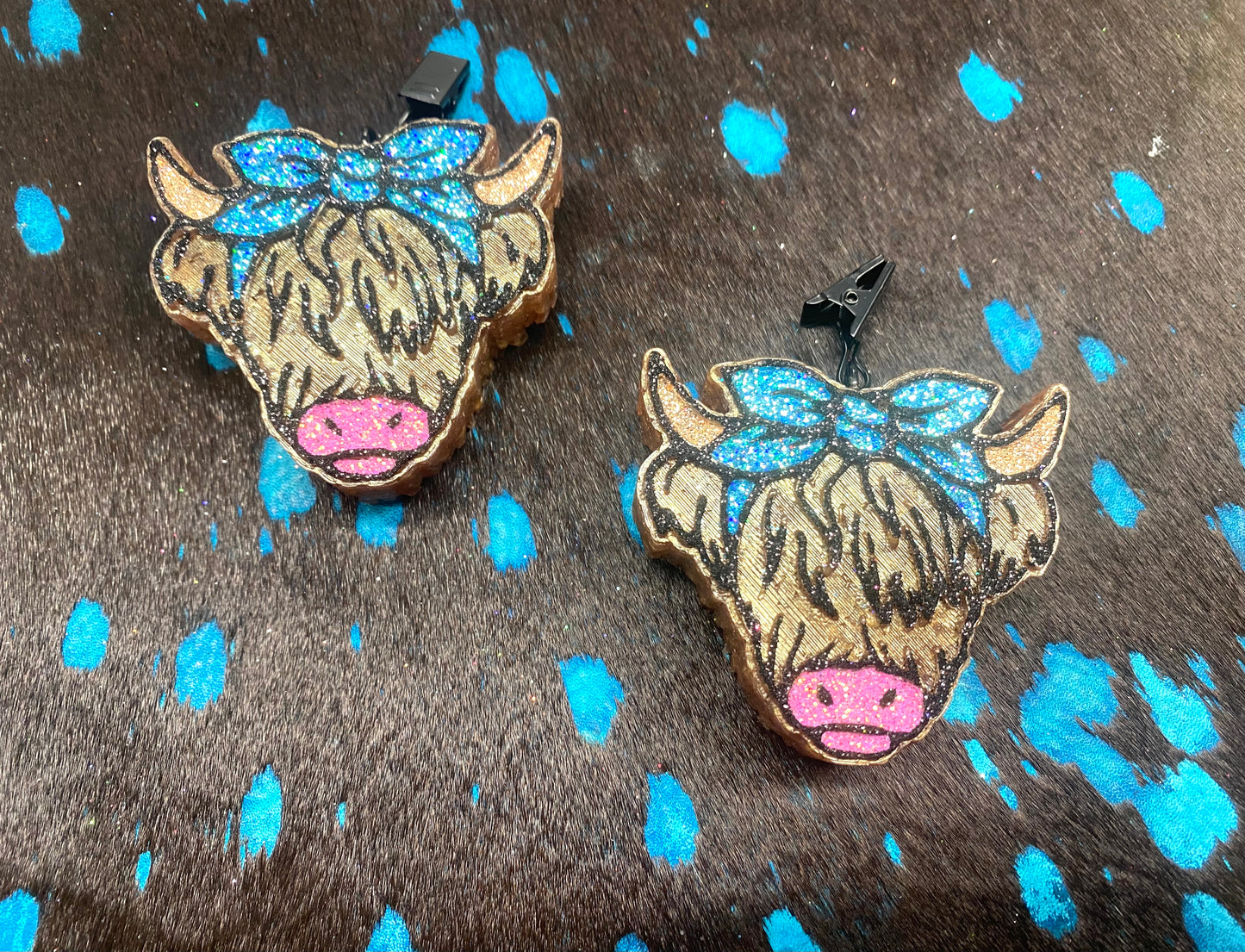 Highland Cow Vent Clip (Set of 2)