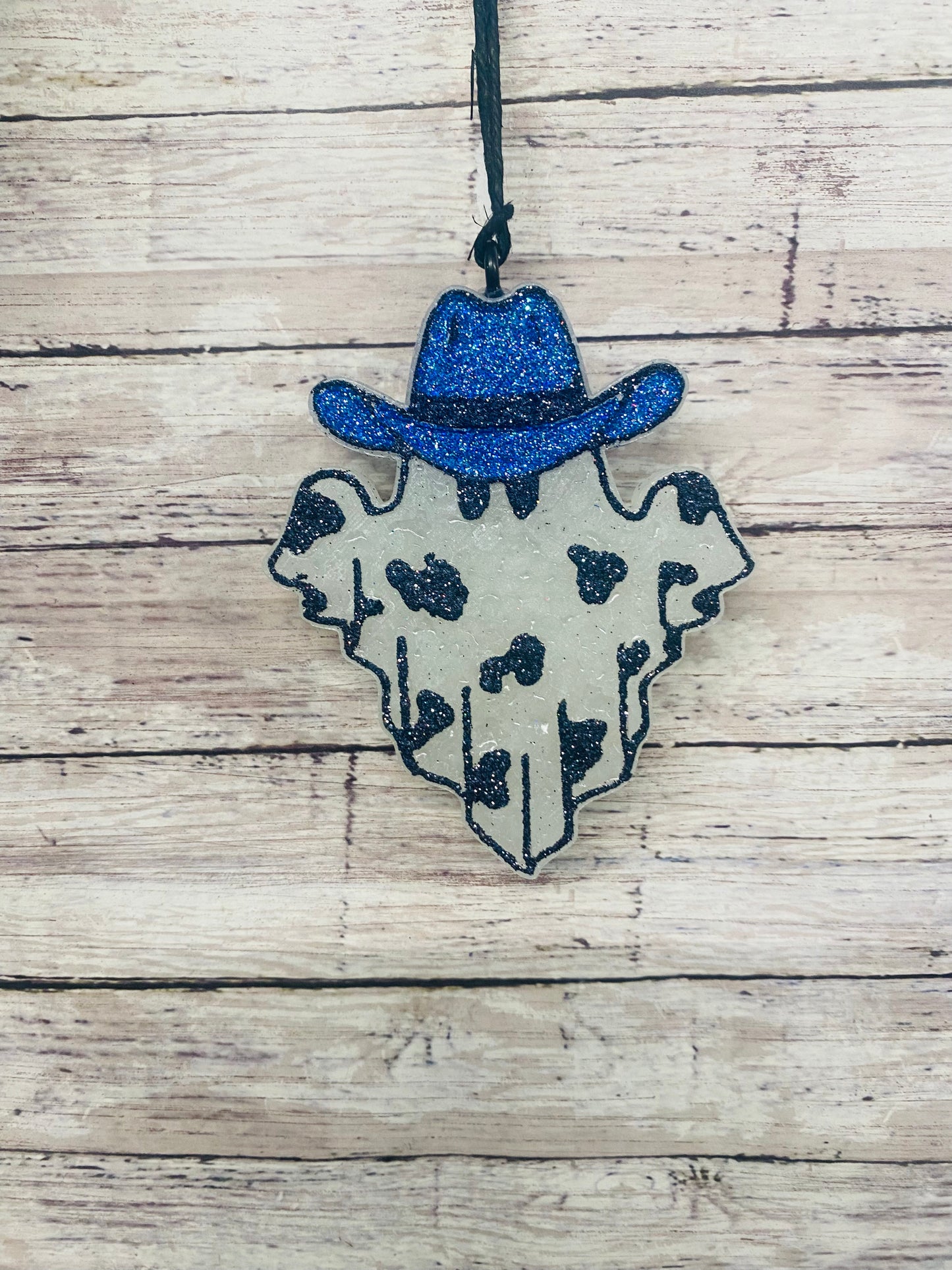 Ghost with Cow print and Cowboy Hat-Option 2