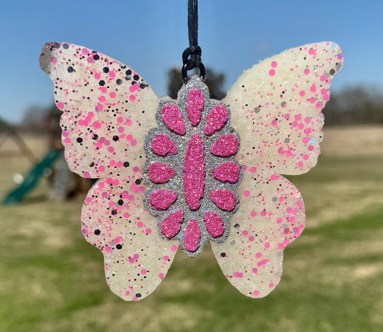 Butterfly with Squash Blossom