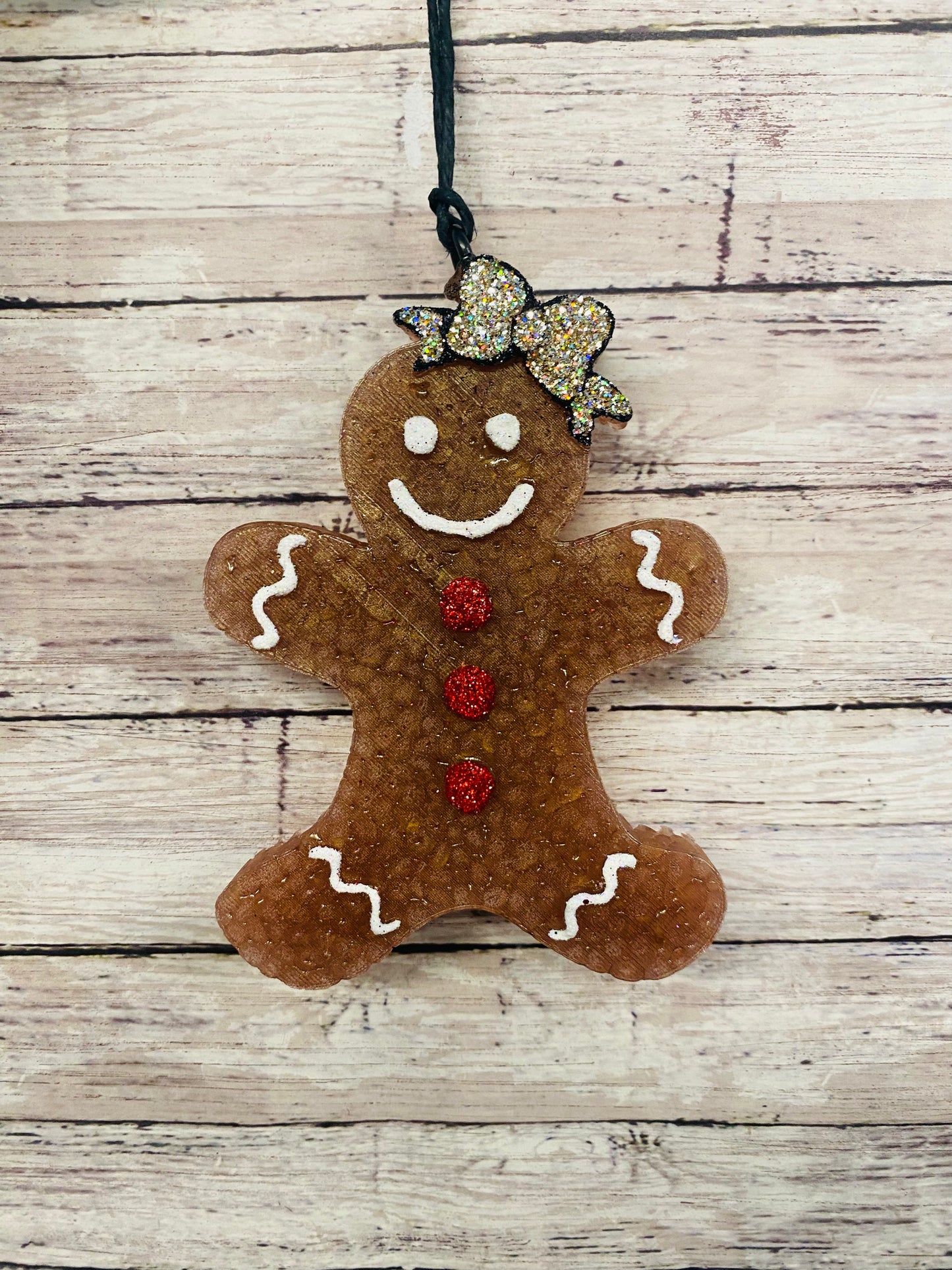 Gingerbread Girl with Bow