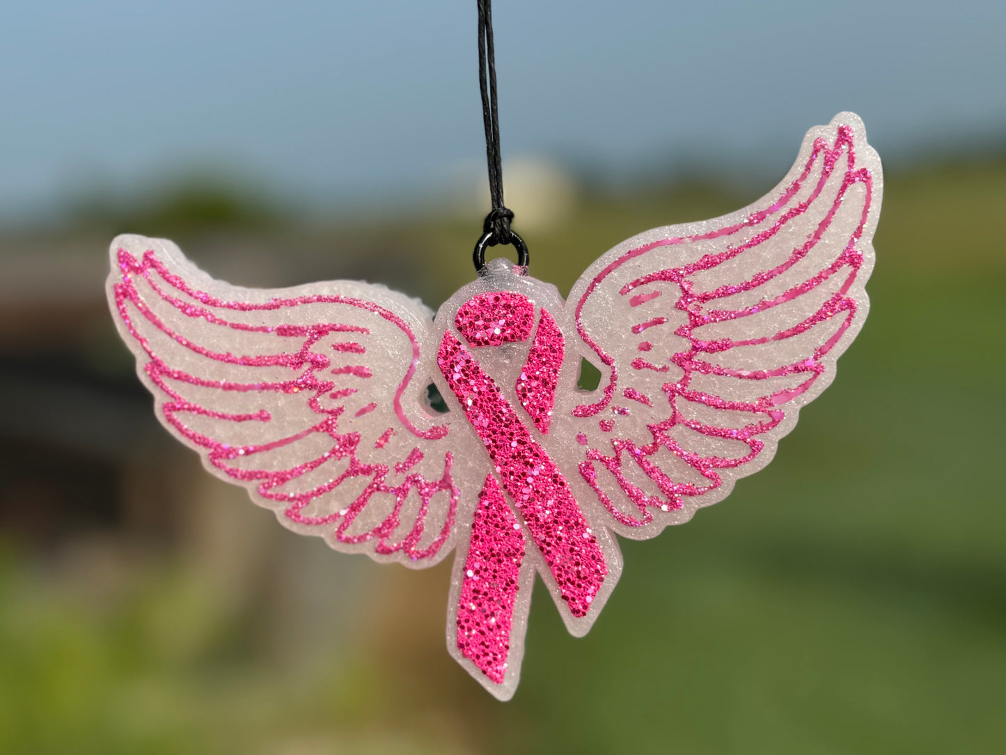 Awareness Ribbon with Wings