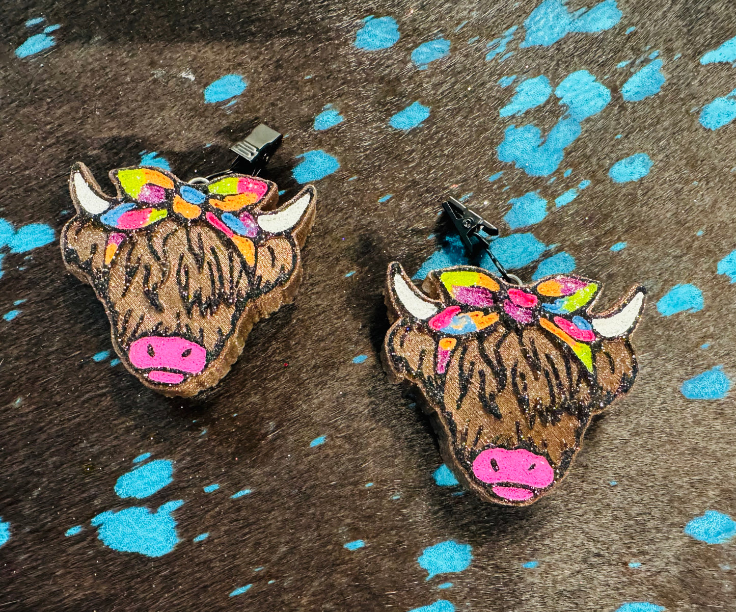 Highland Cow Vent Clip (Set of 2)