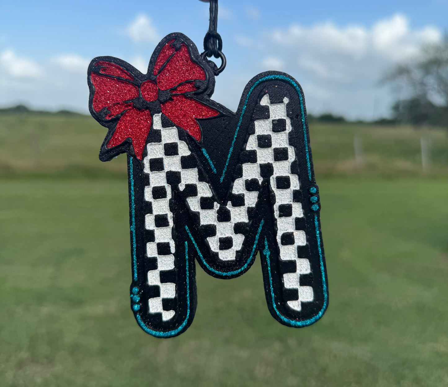 Checkered Letter M