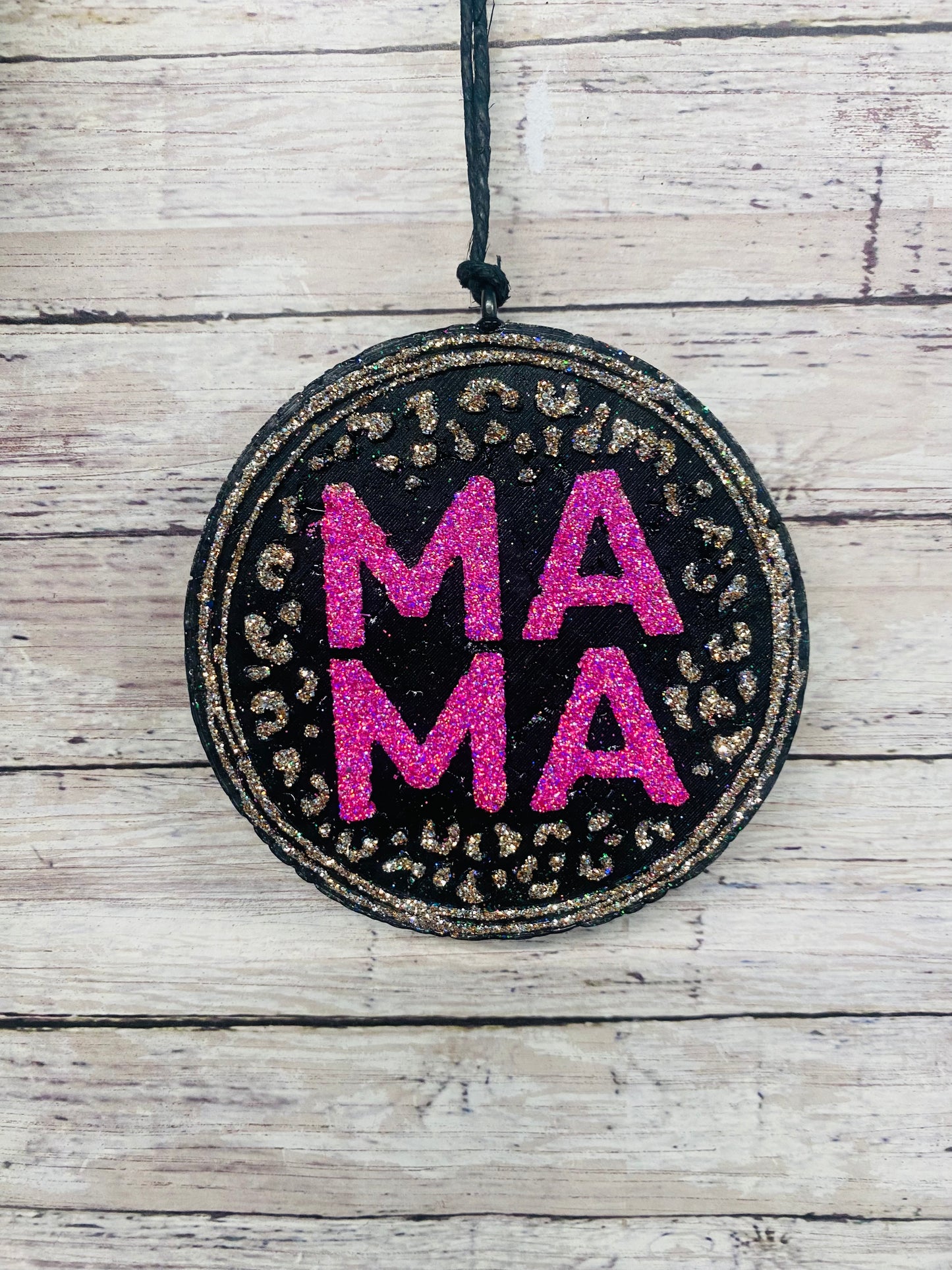 Mama Leopard Print Circle