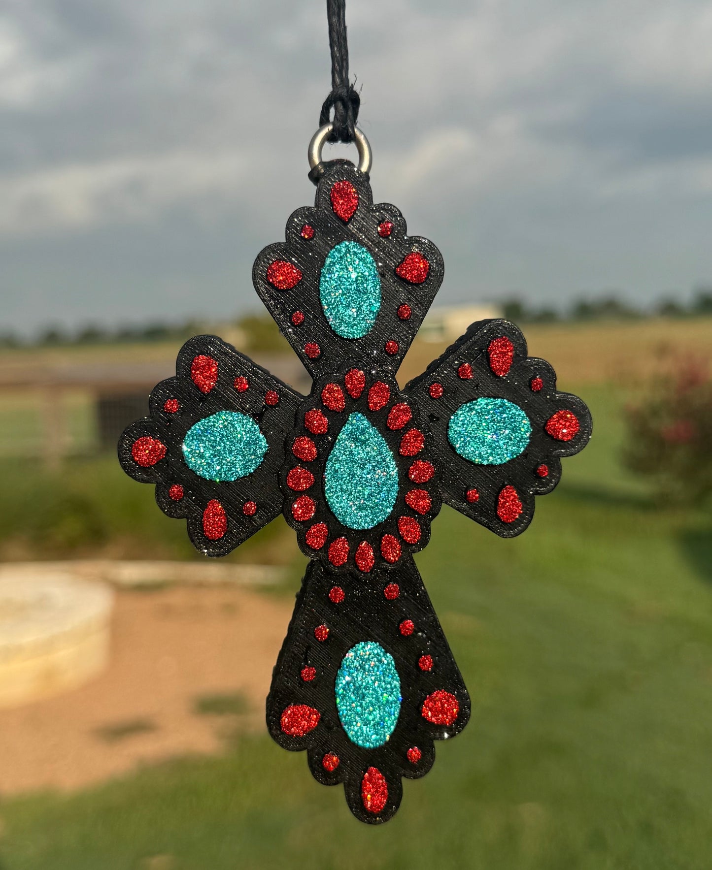 Squash Blossom Cross