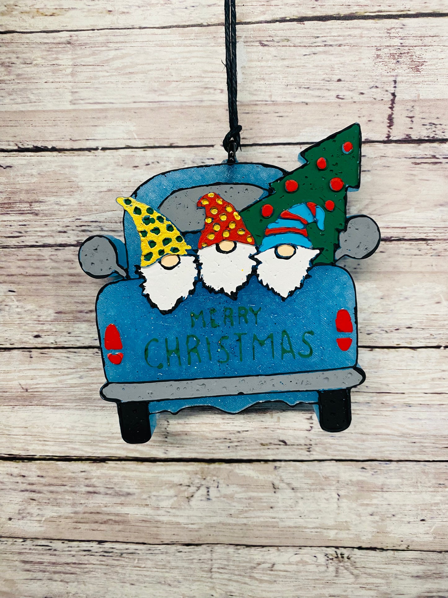 Christmas Truck with Gnomes
