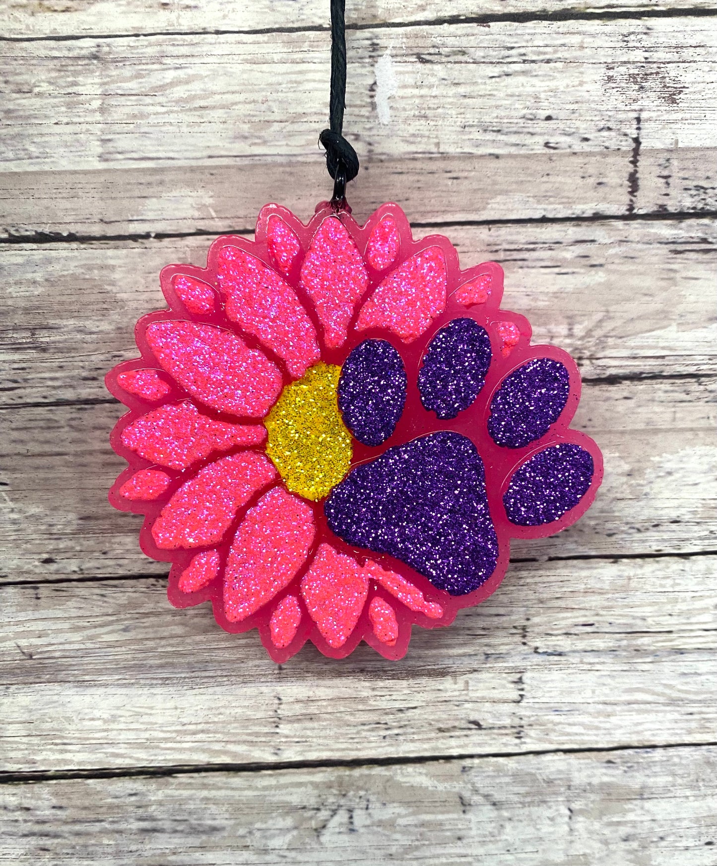 Sunflower with Dog Paw