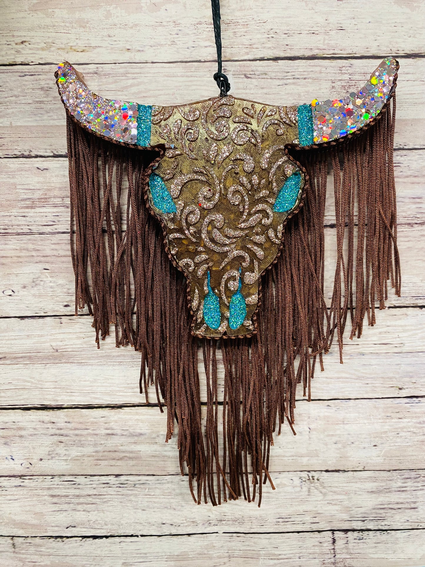Aztec Bull (Large) with Tooled Design