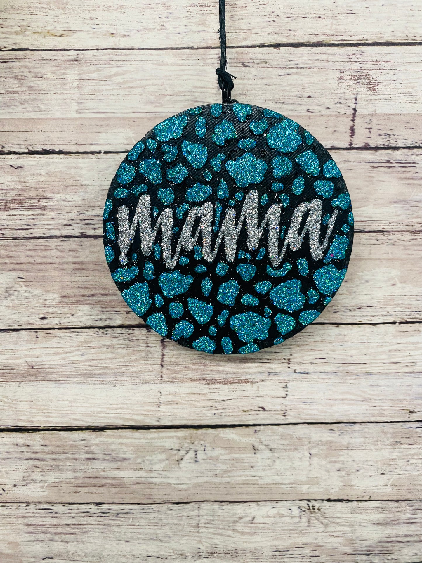 Mama Cow Print Circle