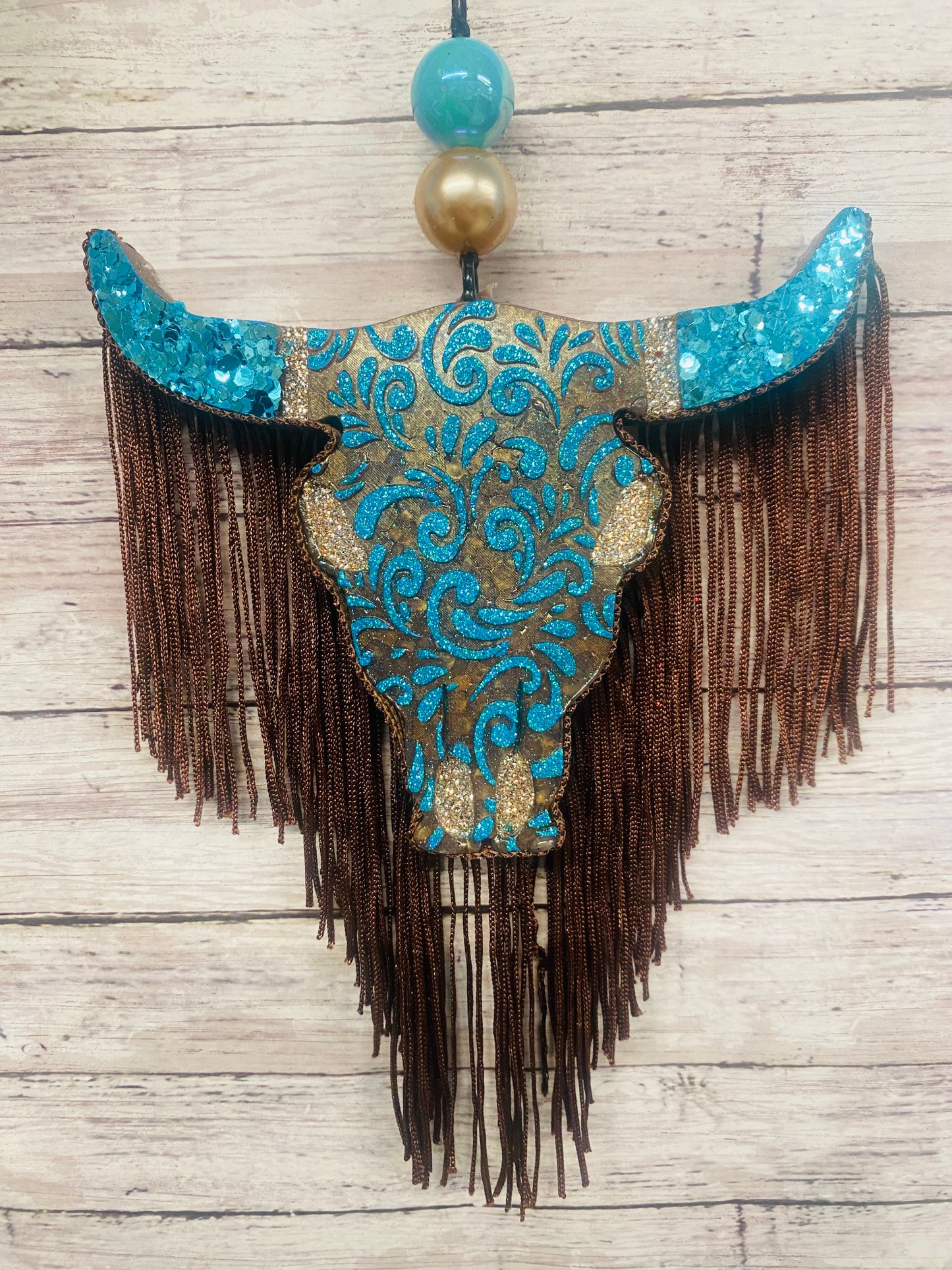 Aztec Bull (Large) with Tooled Design