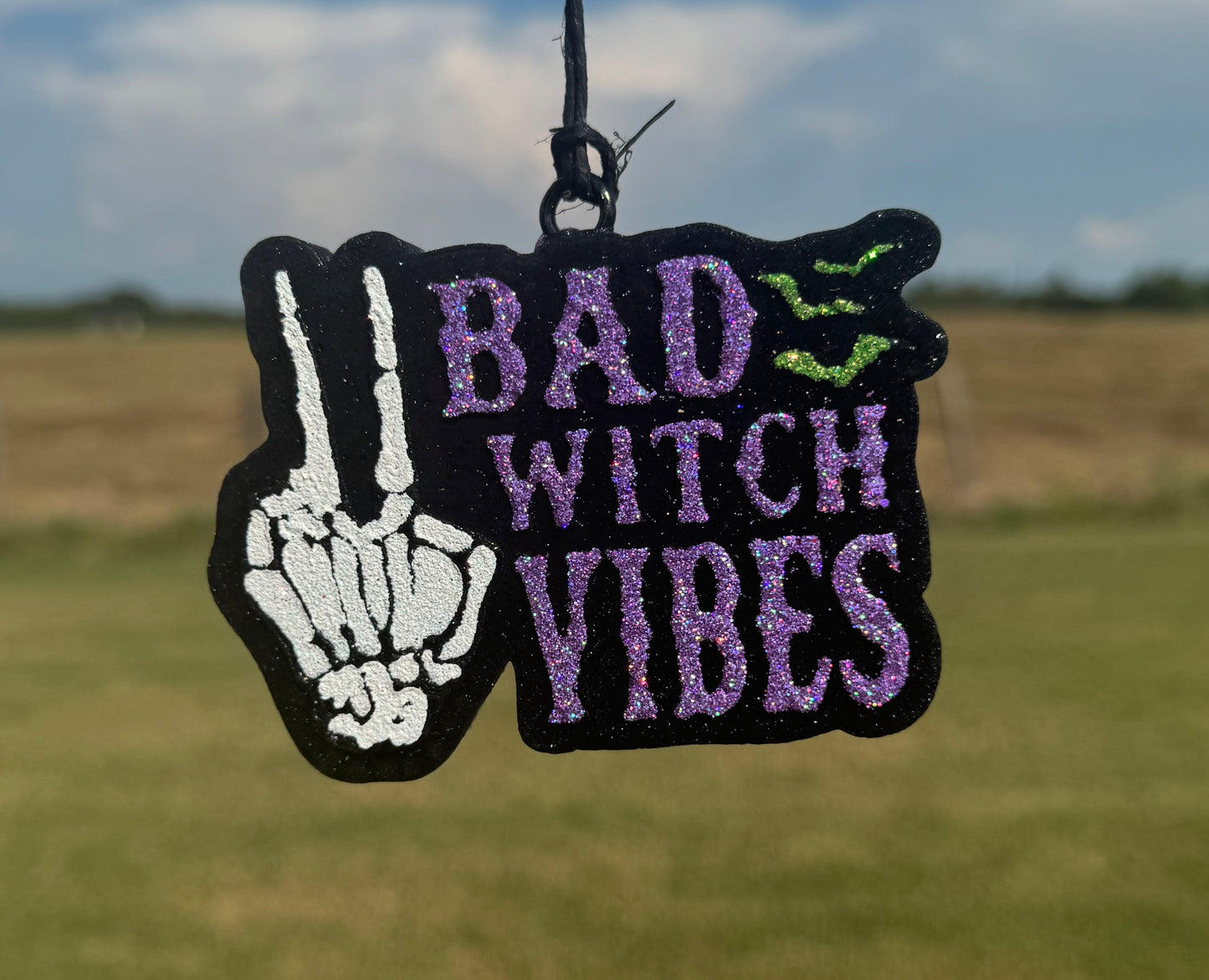 Bad Witch Vibes with Skeleton Hand