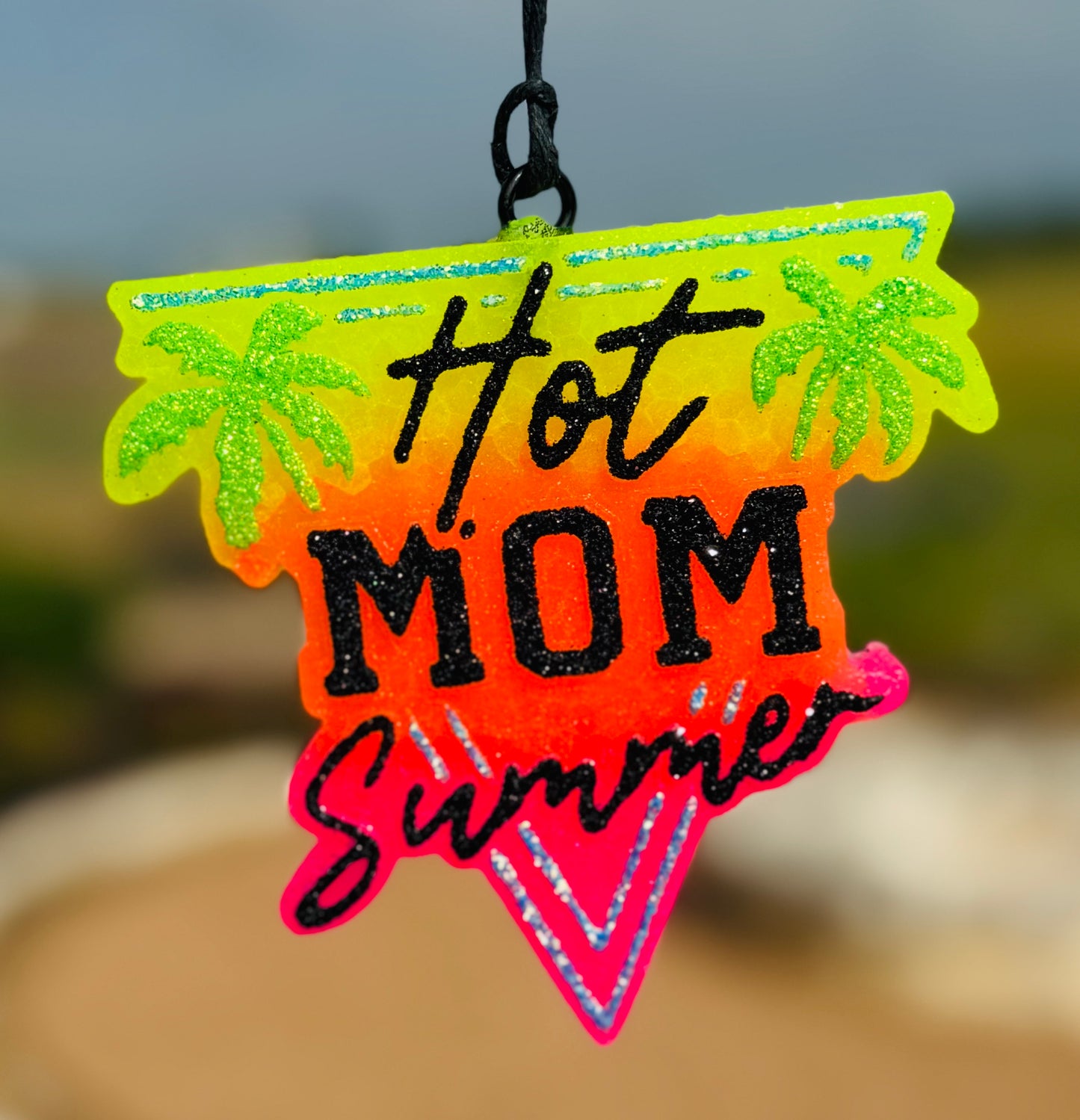 Hot Mom Summer with palm trees