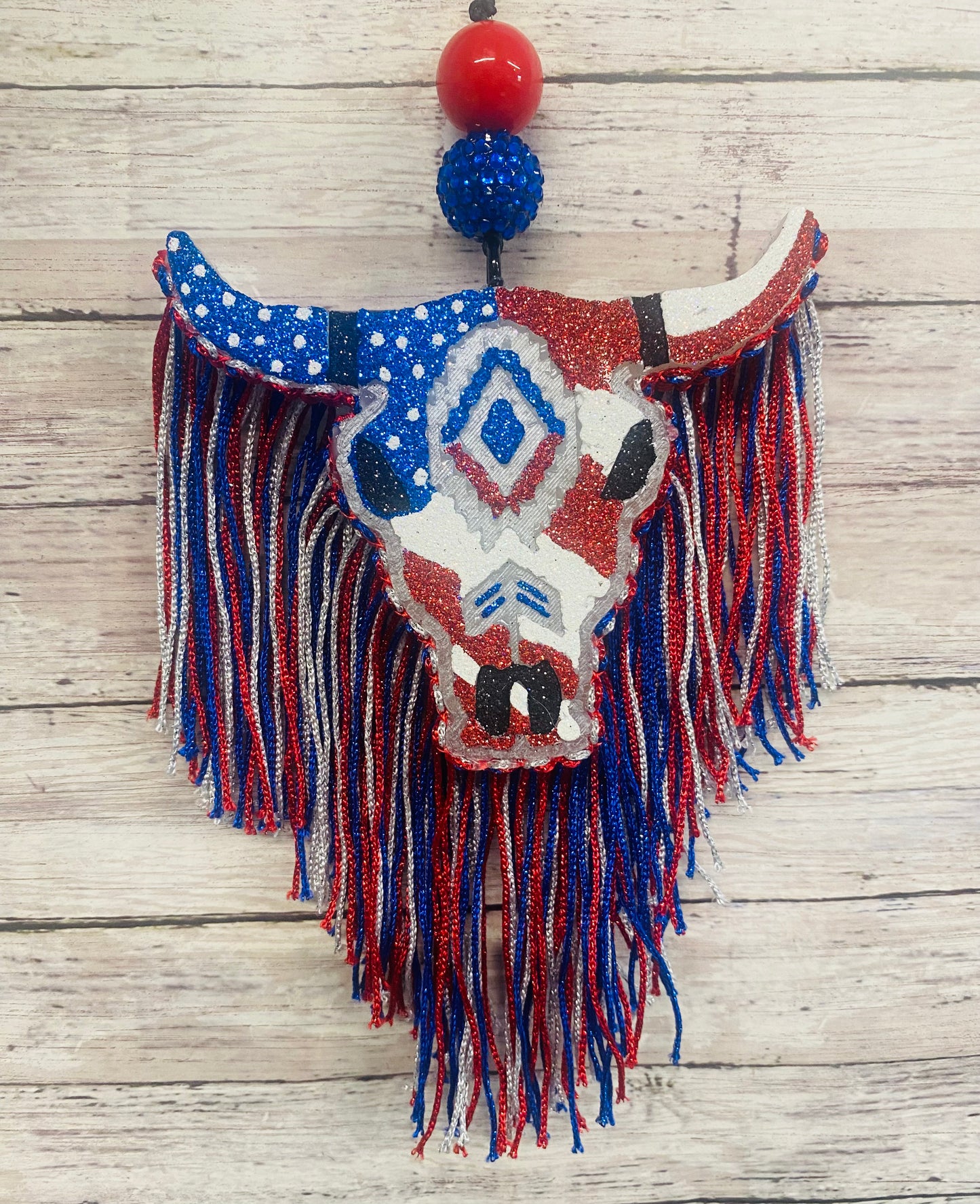 Aztec Bull Skull- Medium Size