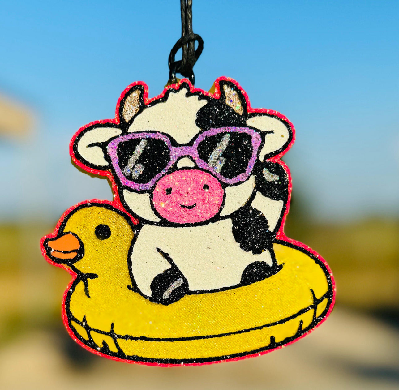 Cow in duck Floatie