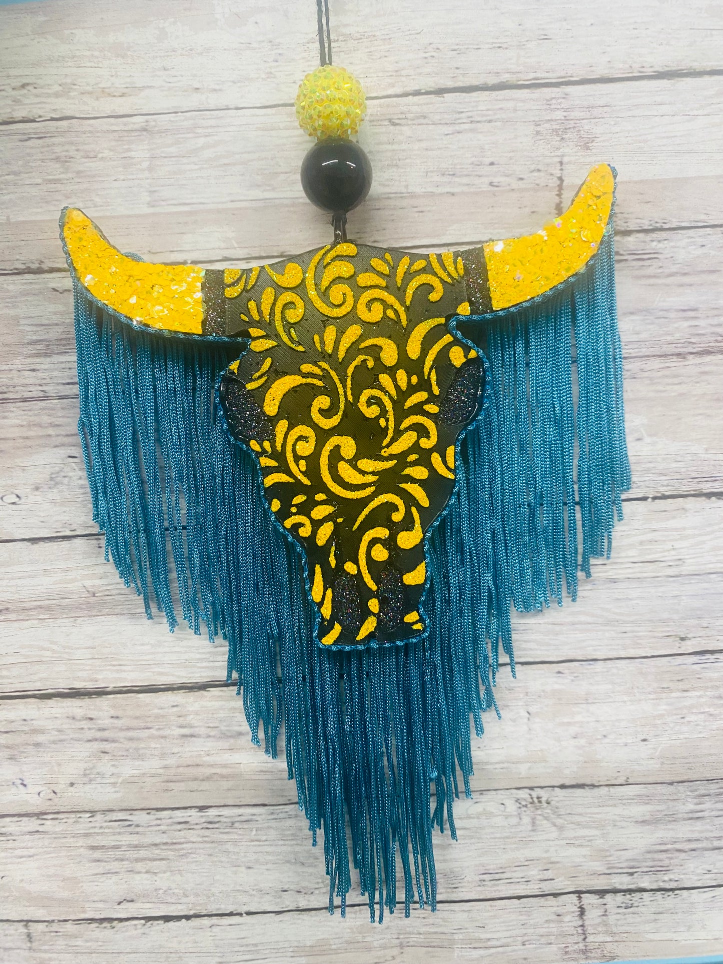 Aztec Bull (Large) with Tooled Design