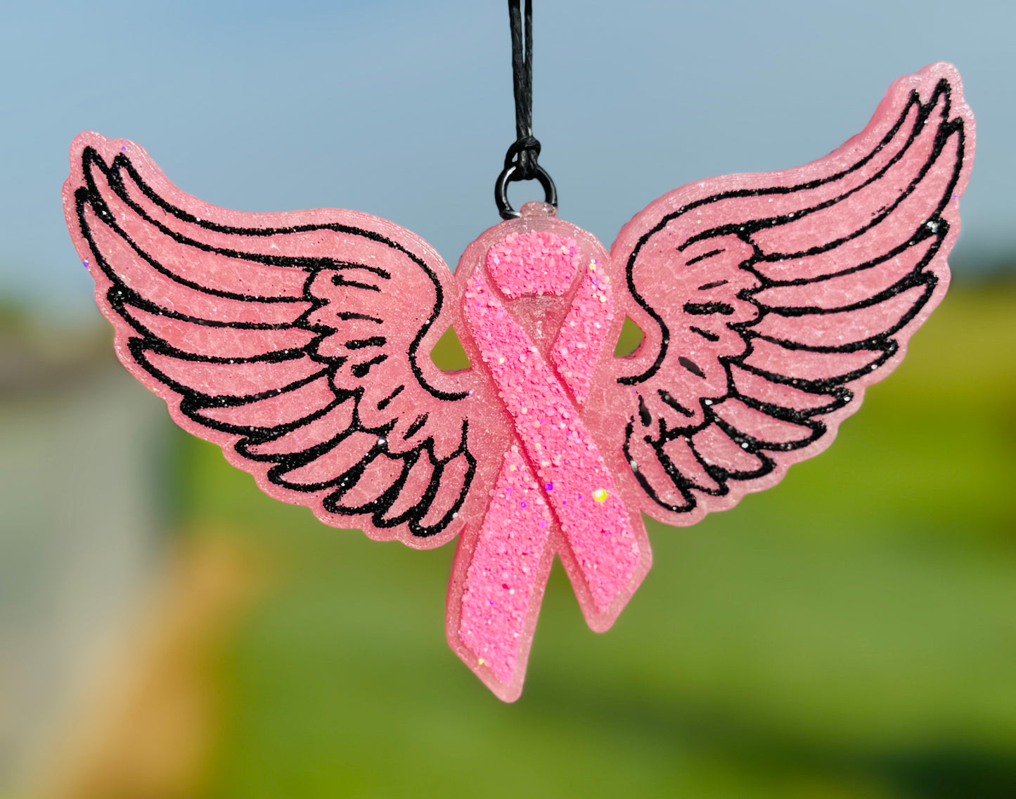 Awareness Ribbon with Wings