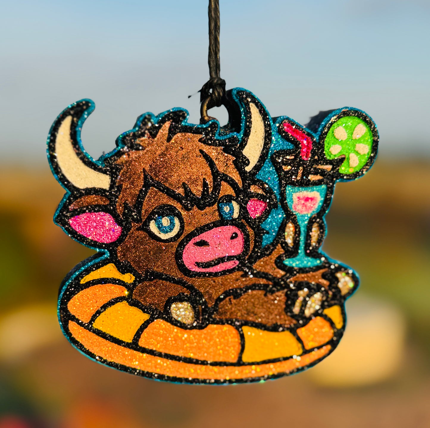 Summer Cow in Floatie