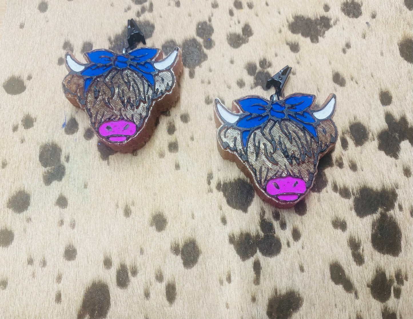 Highland Cow Vent Clip (Set of 2)