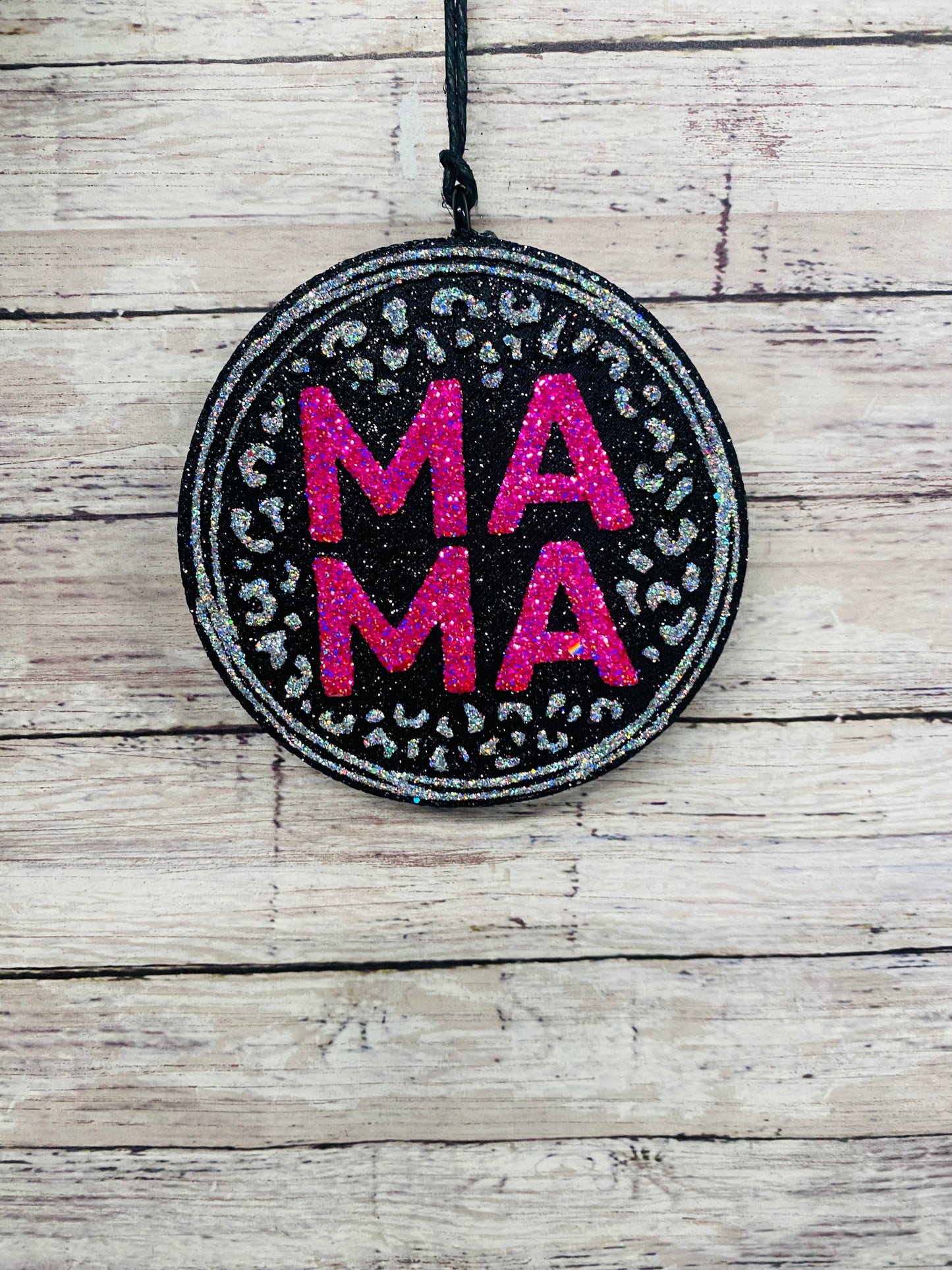 Mama Leopard Print Circle