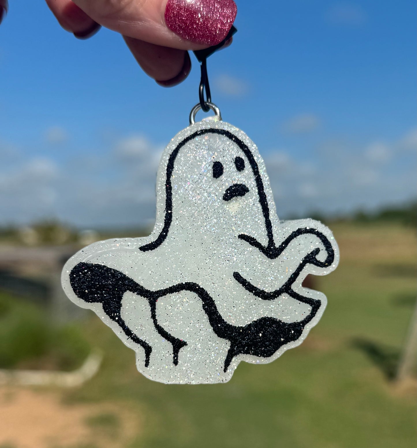 Ghost BOOty Vent Clips- Set of 2
