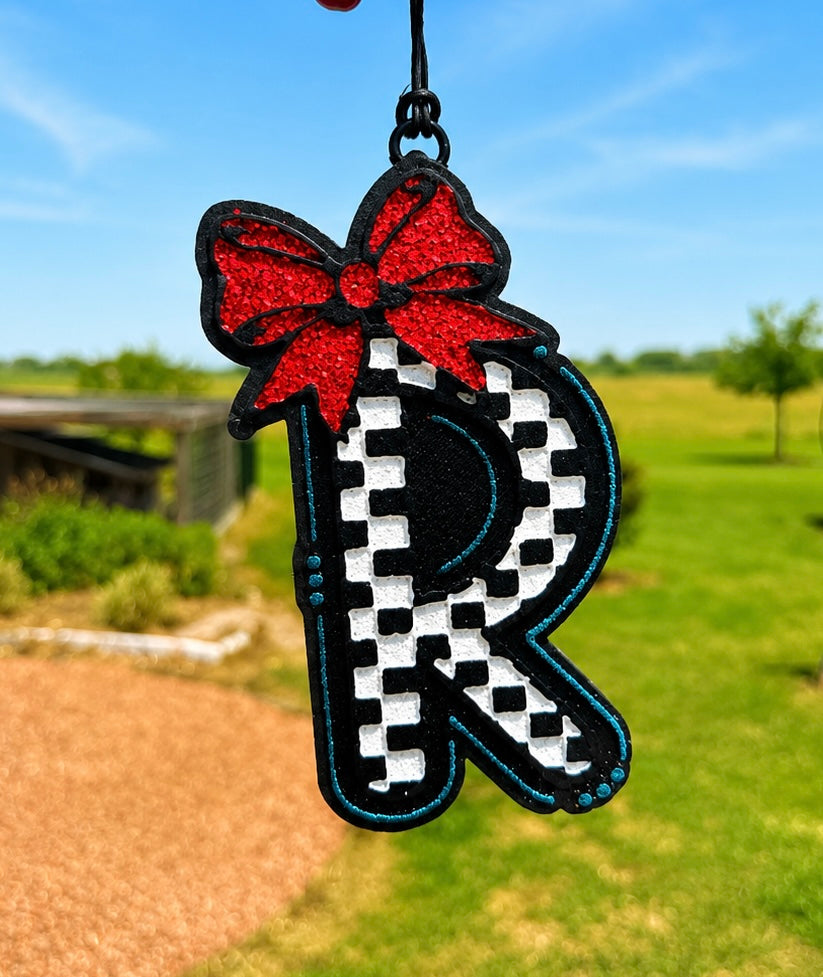 Checkered Letter R