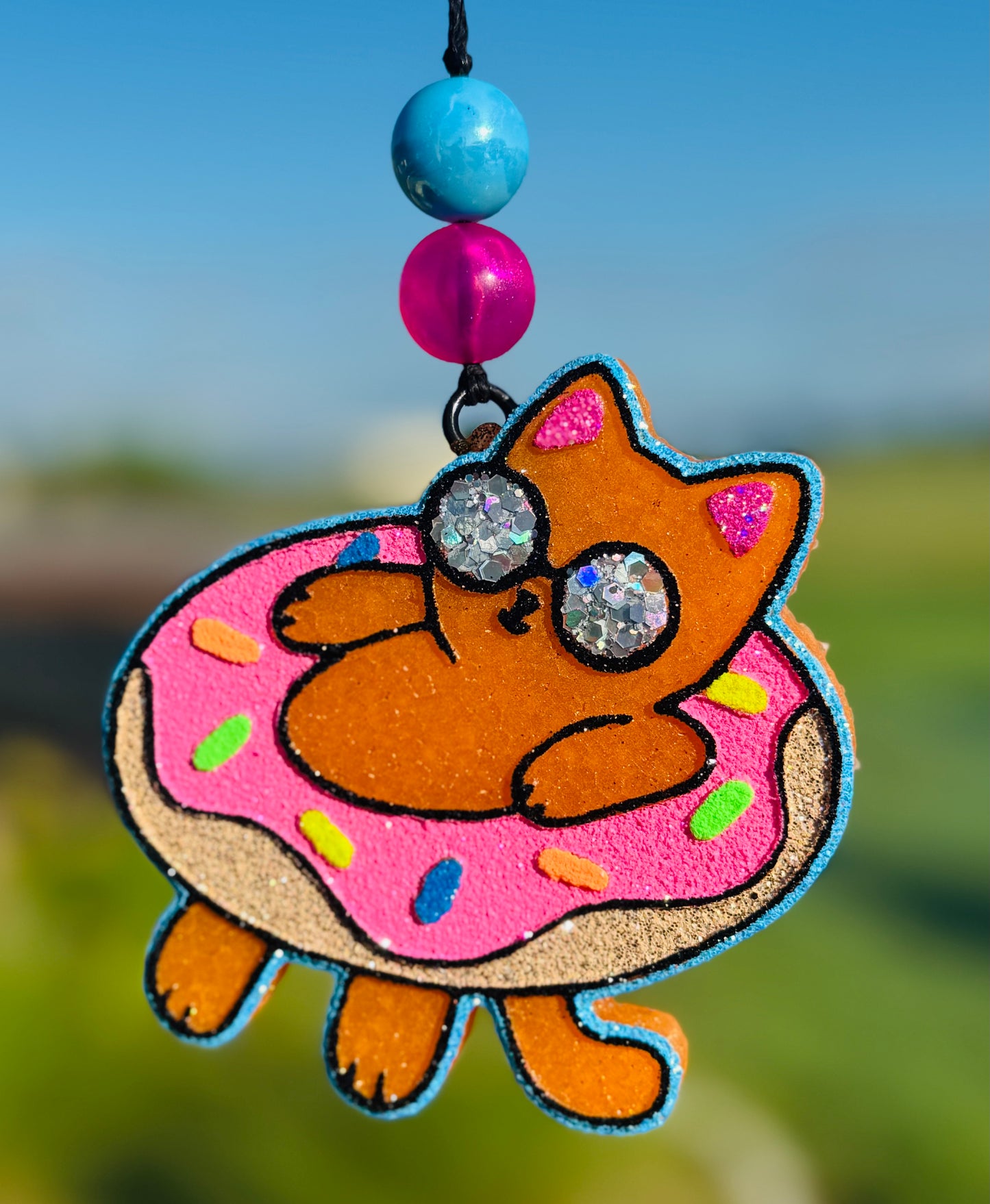 Cat in Donut Floatie