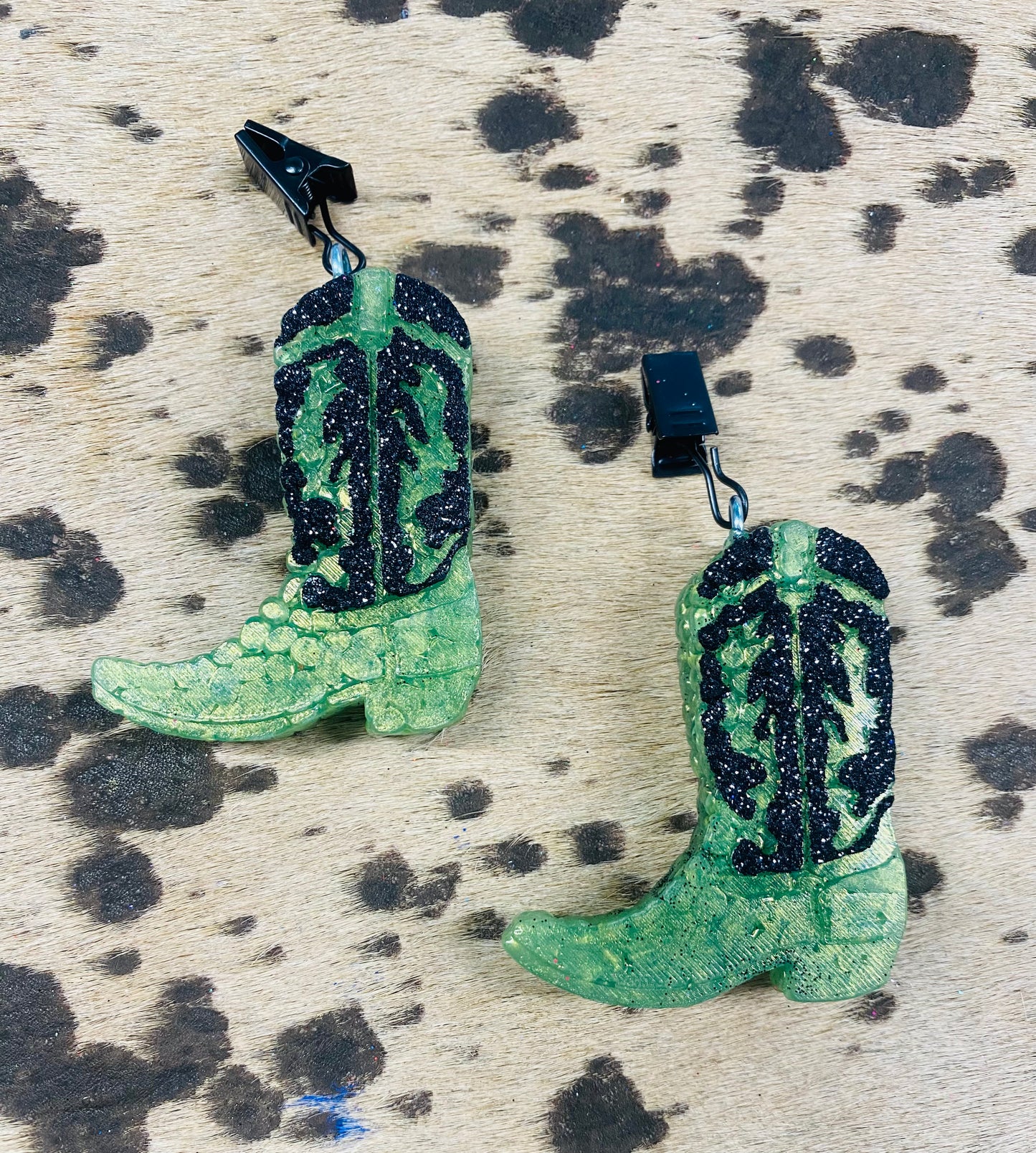 Cowboy Boot Vent Clips-2 clips