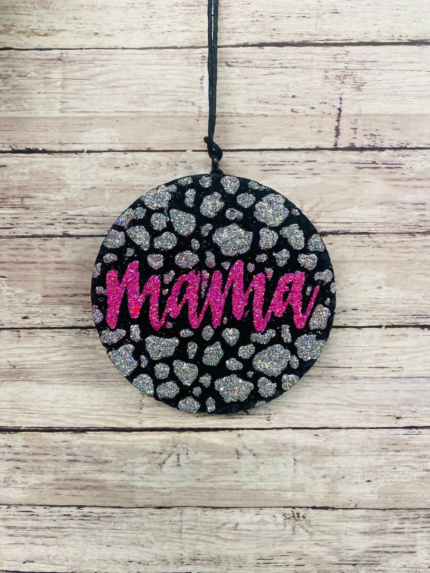 Mama Cow Print Circle