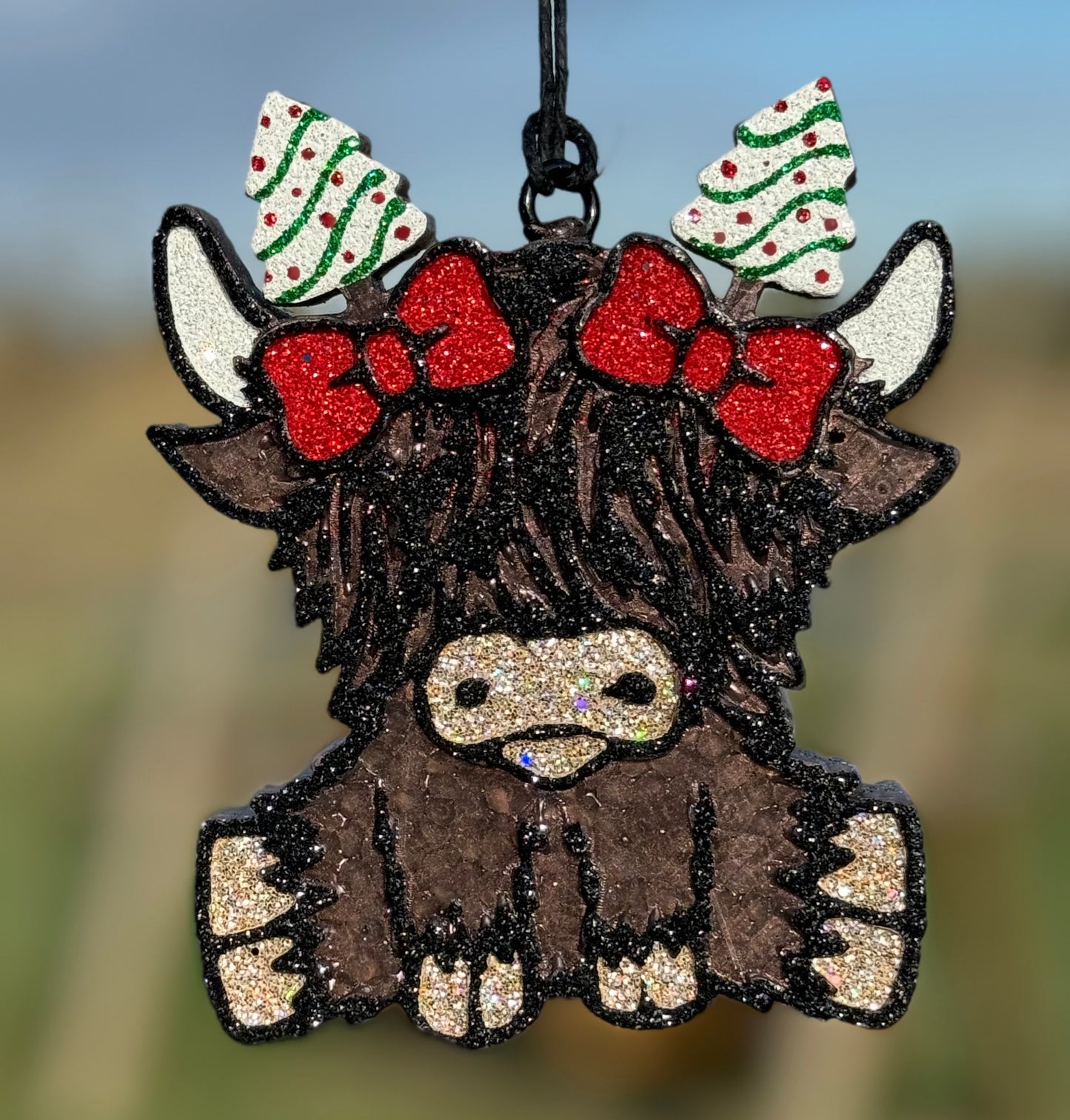 Highland with Christmas Trees