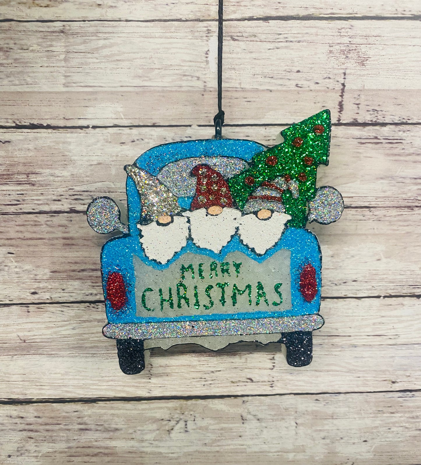 Christmas Truck with Gnomes