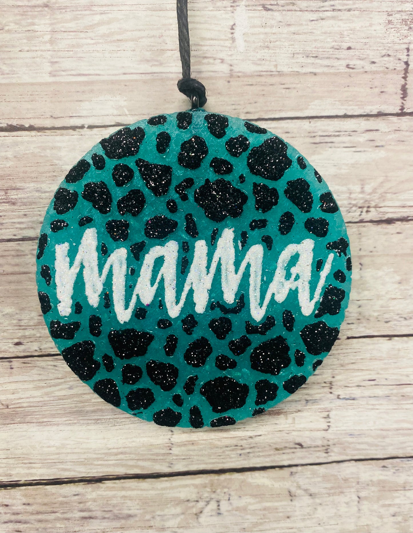 Mama Cow Print Circle