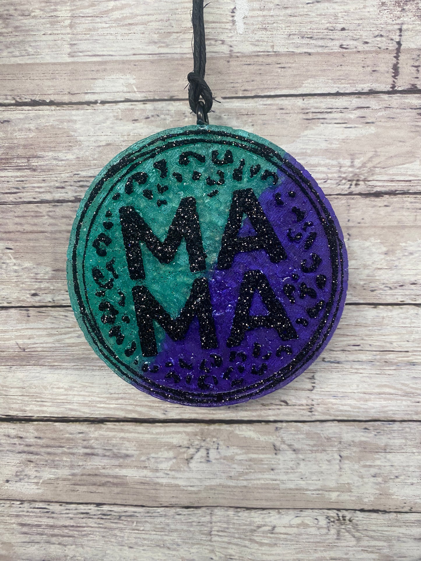Mama Leopard Print Circle