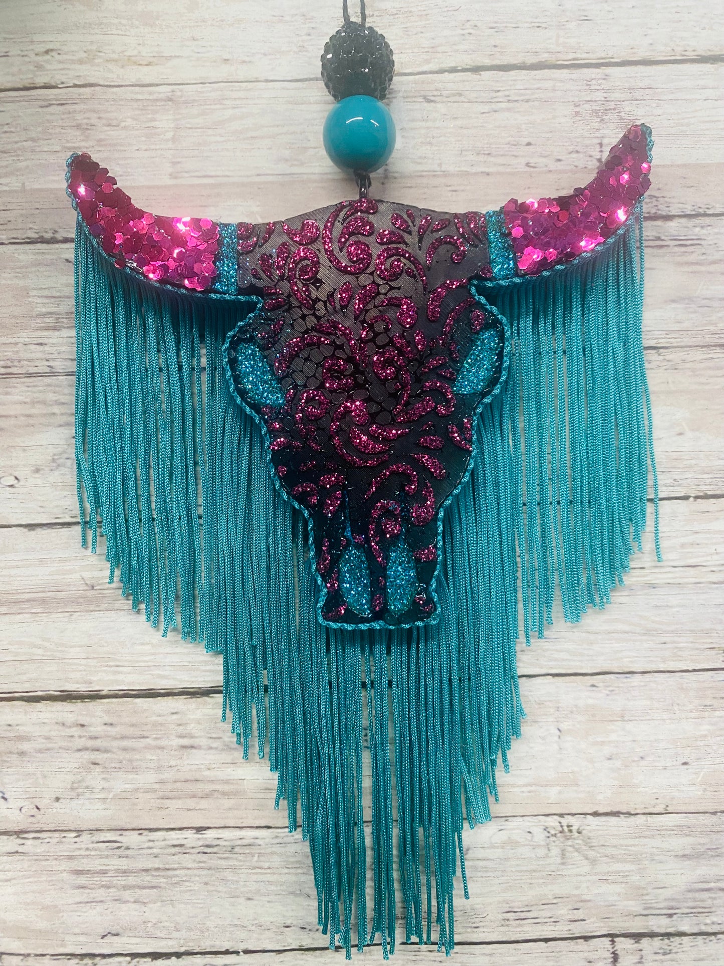 Aztec Bull (Large) with Tooled Design